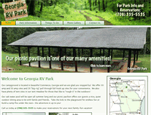 Tablet Screenshot of georgiarvpark.com